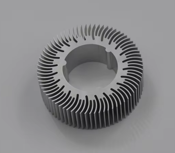 Factory Price Circular OEM Aluminum Extruded Profile Heatsink Extrusion