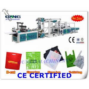 LCD ultrasonic pp nonwoven cloth handle / carrier / zipper bag manufacturing