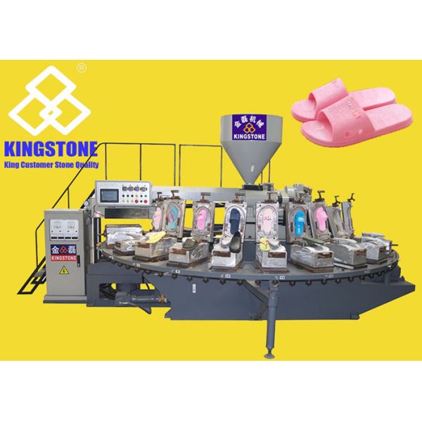 Buy 200 Pairs/Hour 24 Station PVC Rubber Slipper Making Machine at wholesale prices