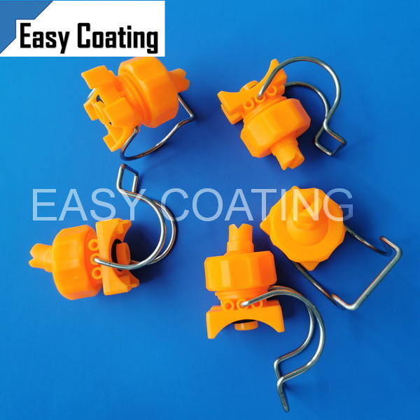 PP plastic with 304 stainless steel clamp clip spray nozles with adjustable ball