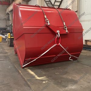 12CBM radio remote control clamshell grab bucket for bulk material