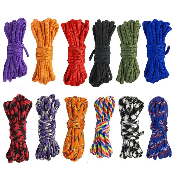 Colorful Orange Nylon Rope ISO9001 Double Braided Polyester Rope