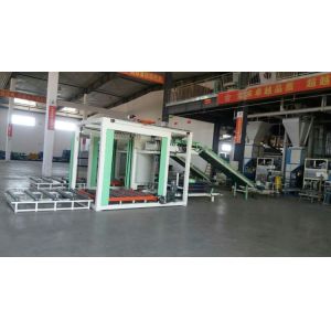 3000kg Animal Feed Bag Palletizing Machine 220V 380V
