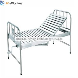 Stainless Steel 201 304 One Function Single Shake Manual Nursing Bed
