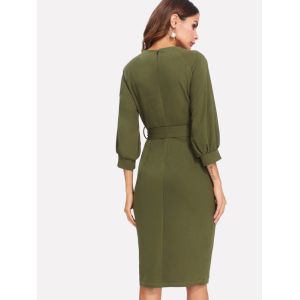 Elegant And Fashion Lady Work Dress