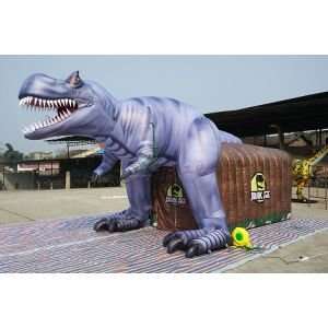 Artificial Sponge Material Cute Dinosaur Door Life Size Sunproof Windproof