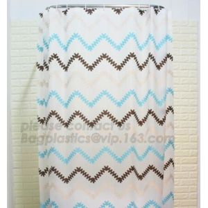 biodegradabwaterproof Eco-friendly Shower Curtain, PEVA materails Shower Liner,