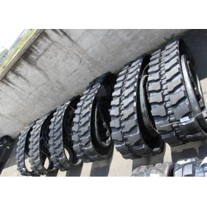 Black 500mm Wide Rubber Crawler Tracks For Hitachi EX120