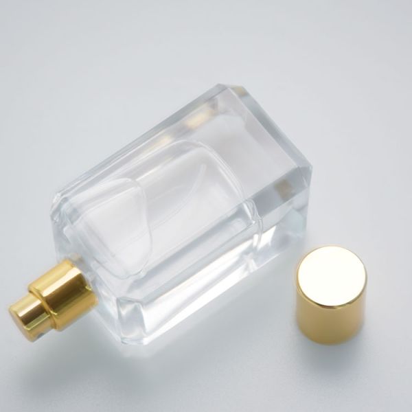 30ml Gold Serum Mist Spray Bottle with Pump Glass Screen Printing for Perfume and Cosmetics