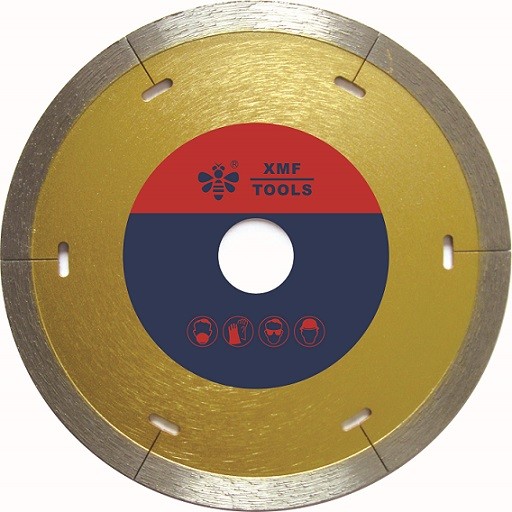 Buy Laser Cut  Continuous Diamond Cutting Blade 115mm  For Tile Cermaic Procelain at wholesale prices