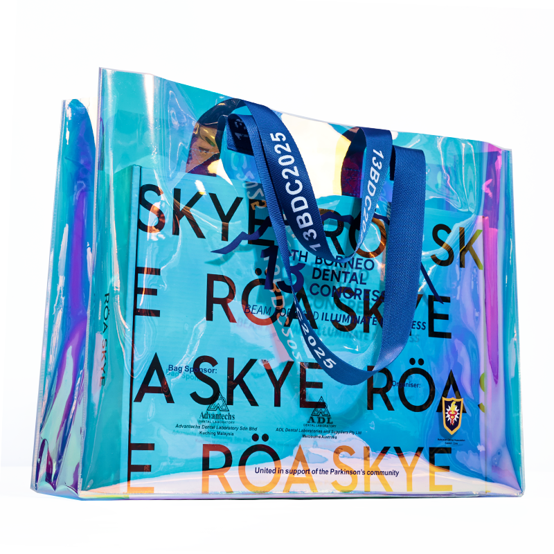 Sustainable Recyclable Tote Bag For Women, TPU Waterproof And Tyvek Paper