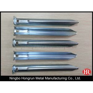 China 6 inch camping galvanized U shaped steel tent pegs on sale