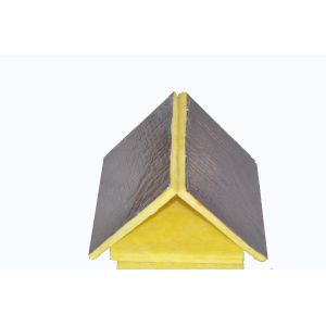 Fiber Glass Wool Board , Yellow Glasswool Mechanical Board Insulation