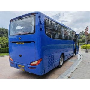 Used Tour Bus Model XMQ6859 Brand Kinglong 35 Seats Low Kilometer Euro III Used