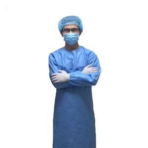 Light Surgical Disposable Non Woven Isolation Gown