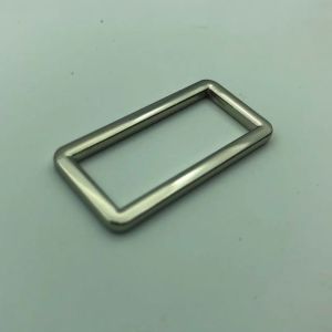 Silver Custom Metal Backpack Strap Adjuster Nickle Chrome Free