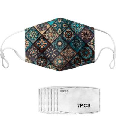 Buy Anti Dust & Pollution Printed Reusable Face Mask at wholesale prices