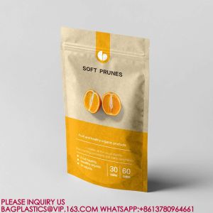 Kraft Paper Stand-Up Pouch Nuts Tea Dried Fruit Sealed Packing Bag Packaging
