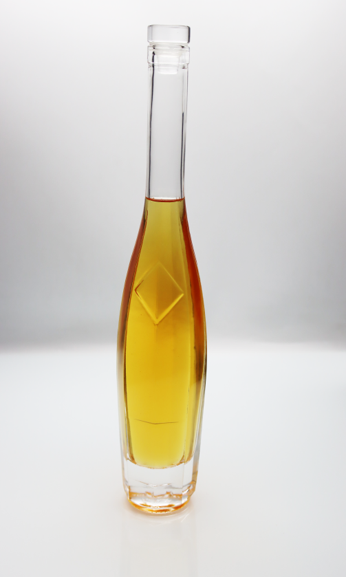375ml Ice Wine Glass Bottle Diamond Super Premium Printing Golden