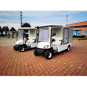 2 Seater Customizable Independent Suspension Box Truck With Rear Drum Brakes