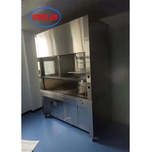 China Industrial Grade Ducted Fume Hoods with LED Light and Manual / Automatic Control on sale