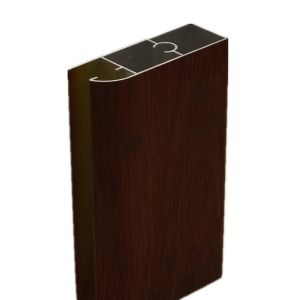 OEM Wood Finish Aluminium Profiles For Building Decoration Materials