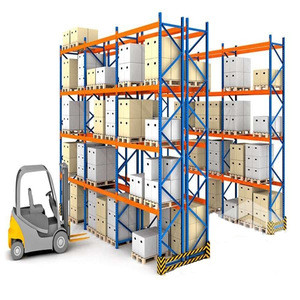 Buy Custom Depth Material Handling Storage Rack System / Selective Pallet Rack at wholesale prices