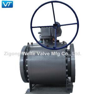 China Forged Top Entry Trunnion Mounted Ball Valve 300 LB LF2 ISO17292 on sale