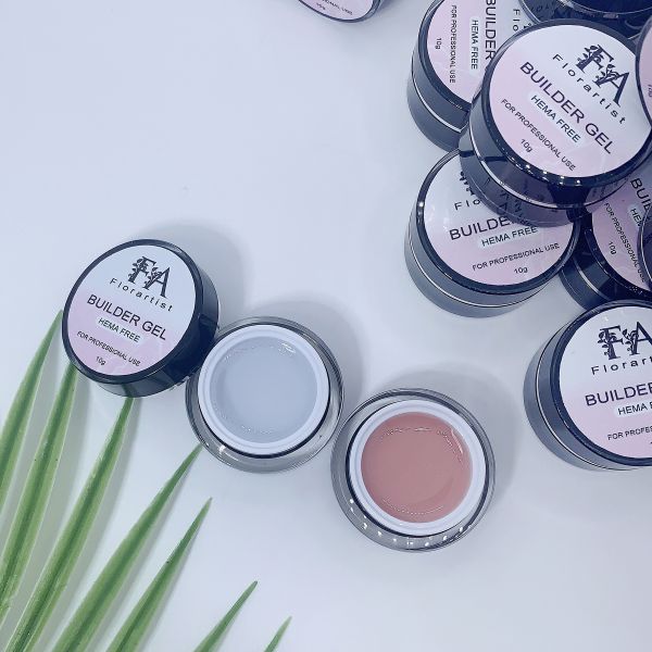 Low Heat Hema Free Builder Gel Pink Glitter Hard Gel Nail Builder Nude Color Extension Nail Gel Builder for Nail