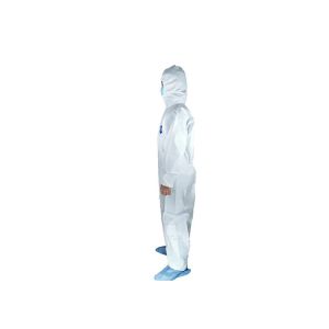 Disposable Medical Non-Woven Siamese Isolation Clothing PE Film Breathable
