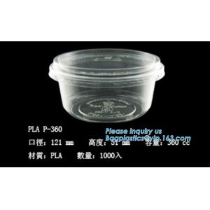 PLA compostabale Cup, PET Cup, PP Cup, PS Top Snack Cup Straw, Food Takeout Box,