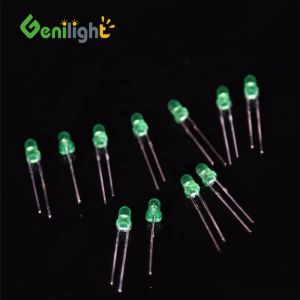 3mm LED Light Bulb Emitting Diode Green for Stable and Consistent Performance