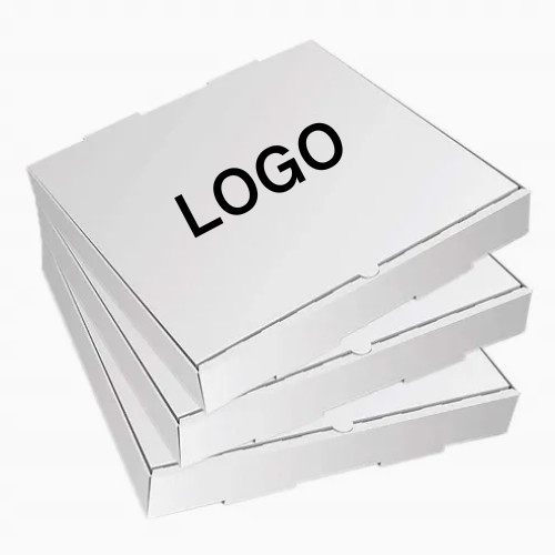 Recyclable Custom Pizza Carton Takeaway Pizza Box Kraft Paper Pizza Box