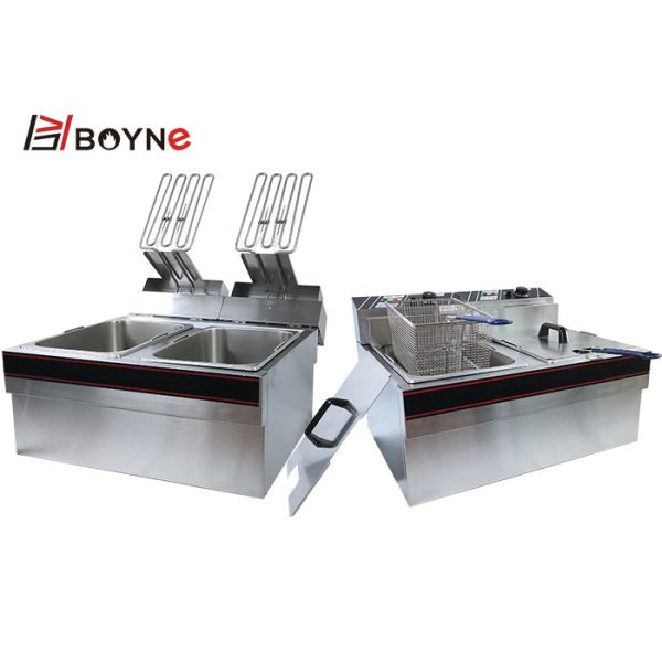 Buy 9kw Commercial Kitchen Cooking Equipment Potato Chips Fryer at wholesale prices
