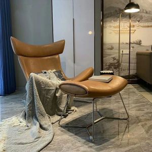 Modern Fabric Velvet Upholstered Lounge Chaise Luxury Portable Restaurant