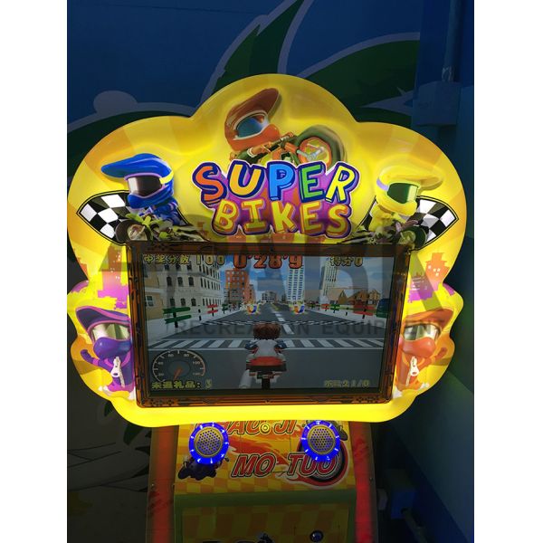 50W Racing Game Machine 6 View For Super Mall 17 Maps 7 Inch Display
