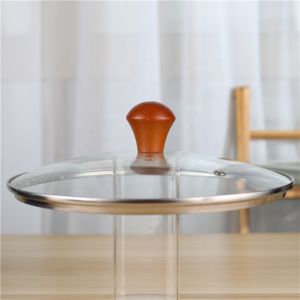 Double Handle Kitchen Cookware Non Stick 24cm Food Steamer Pot