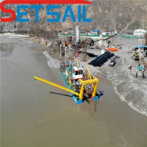 Quality Powerful 20 Inch River Sand Pump Cutter with Cast Iron Cyclone and Siemens PLC for sale