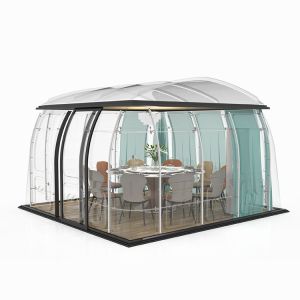 Outside Backyard Bubble Tent Contemporary Design Polycarbonate Dome Tent
