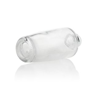 30ml Frost Foundation Glass Bottle With Rose Golden Pump