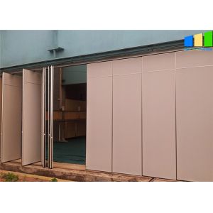 Sound Proof Office Meeting Room Panels 65mm Thickness Wooden Material Sliding