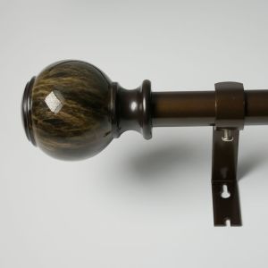 Hardware Precision Iron Industrial Style Curtain Pole