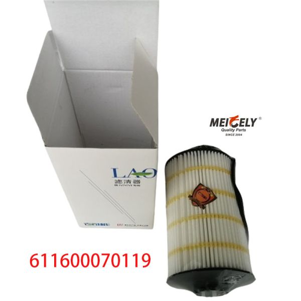 Stock Wholesale Oil Filter Element 611600070119 For Weichai WP7