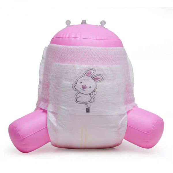 Cloth Like Backsheet Baby Pant Style Pull Up Diapers For Sensitive Skin