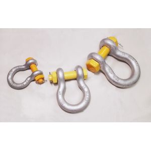 1-1/8" WLL 9.5 Tonne Wide Body Shackles With Safety Bolt