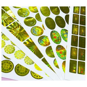 Custom Watermark Hologram Tamper Proof Seal Stickers