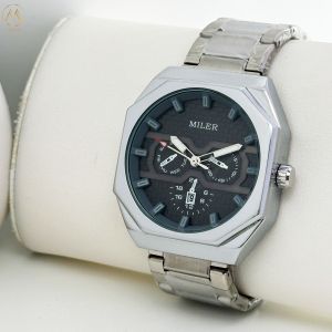 Miler Stainless Steel Band Waterproof Luxury Wrist Men Quartz Watch