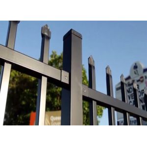 Hot dip galvanized steel garrison fence 2100MM X 2400MM