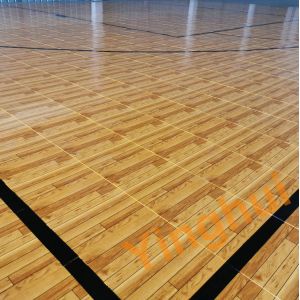 Plastic PP Interlocking Sport Flooring Tennis Volleyaball Basketball Court Wood