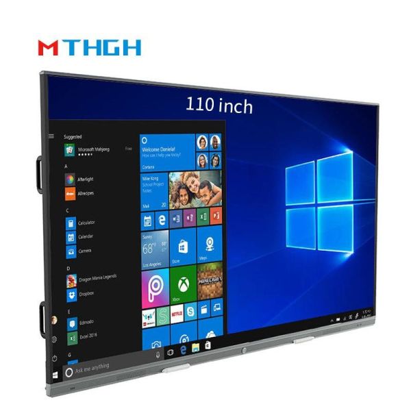 Buy 110 Inch Interactive Touch WhiteBoard 350cd/M2 Brightness Sliding All-In-One Machine at wholesale prices